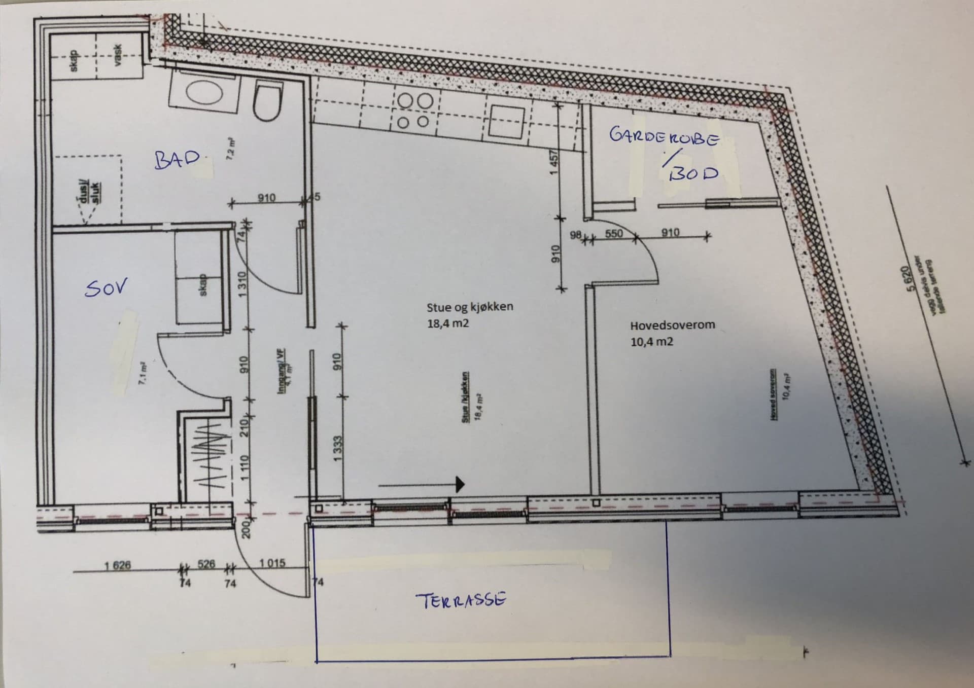 Floorplan input example