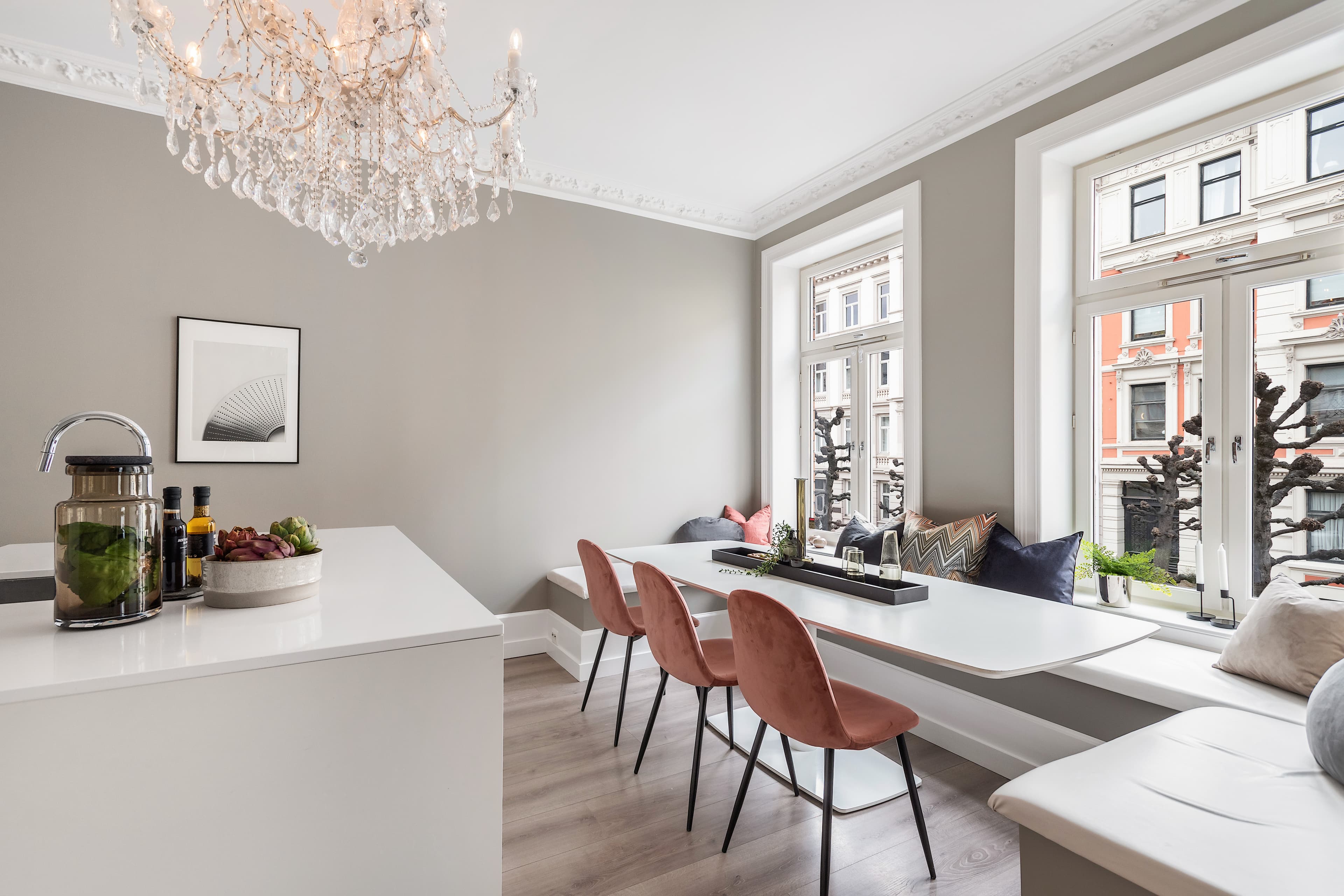 Real estate interior demonstrating photo editing variables