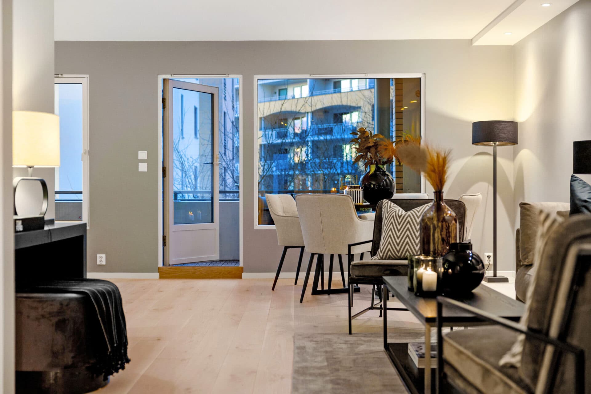 Sharpened real estate interior