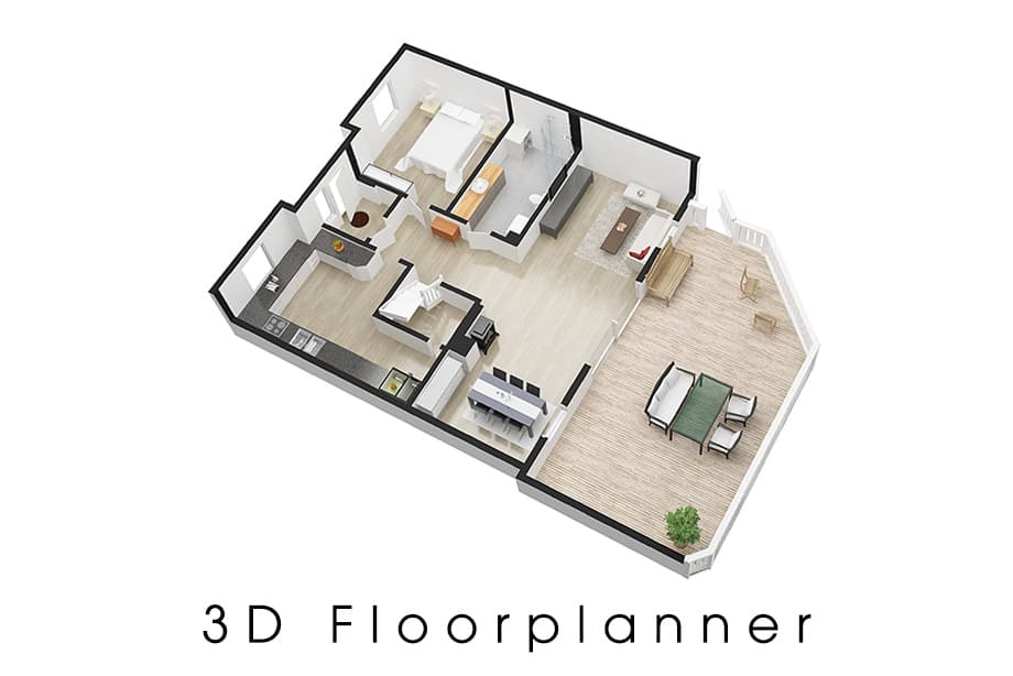 2D/3D Floorplanner example