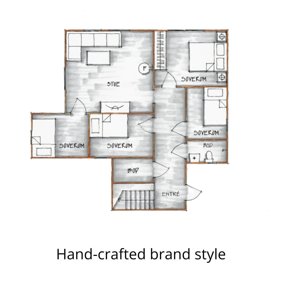 Hand-crafted Floor Plan example
