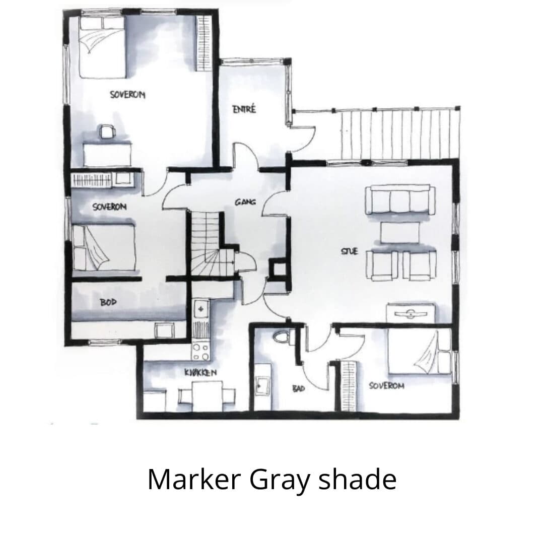 Hand-crafted Floor Plan example