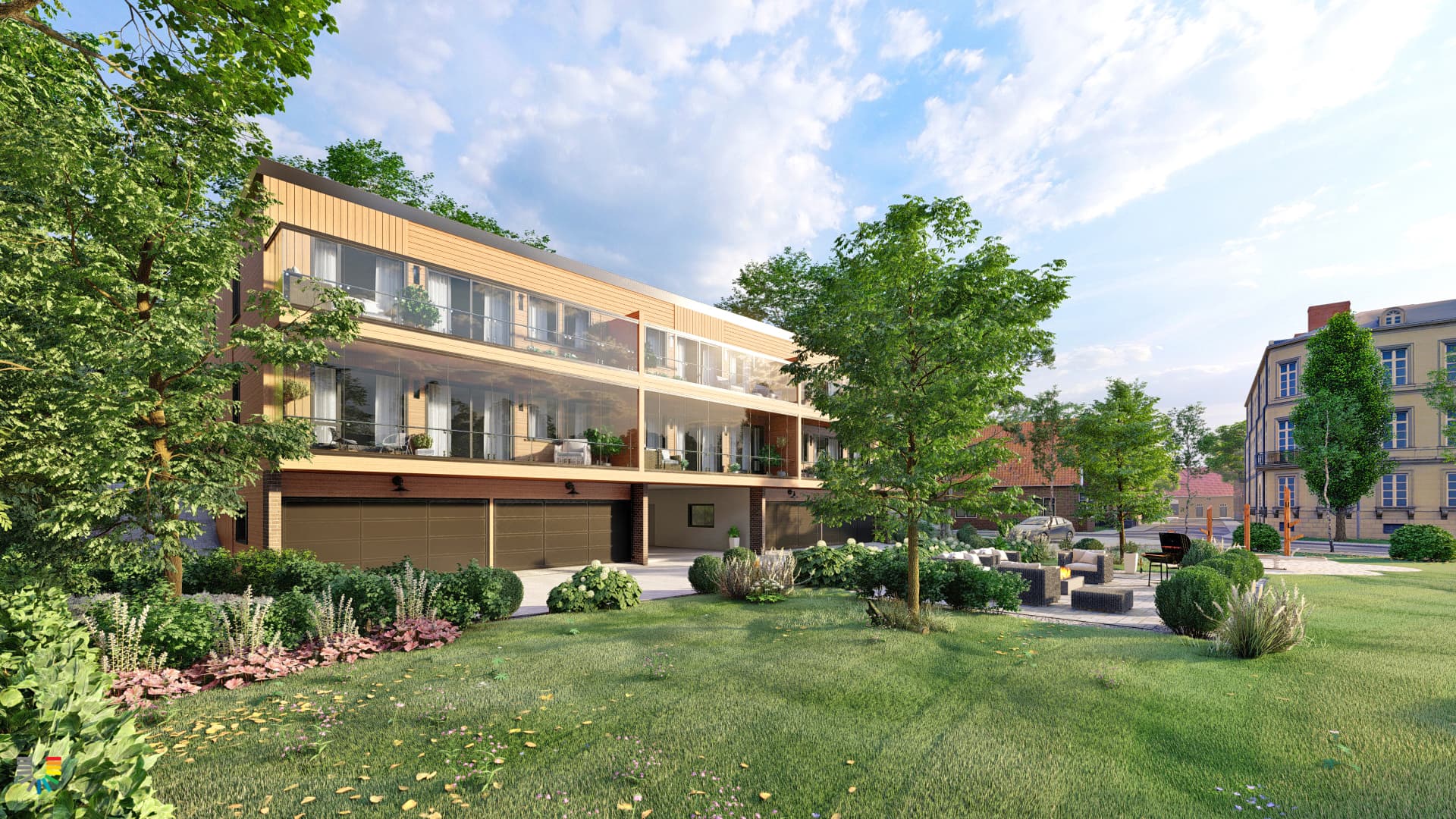 3D illustration exterior visualization