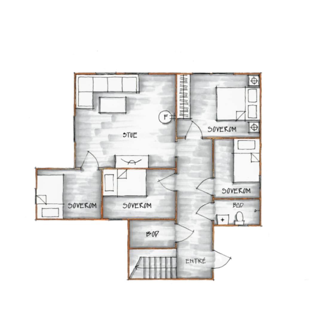 Hand-crafted Floor Plan